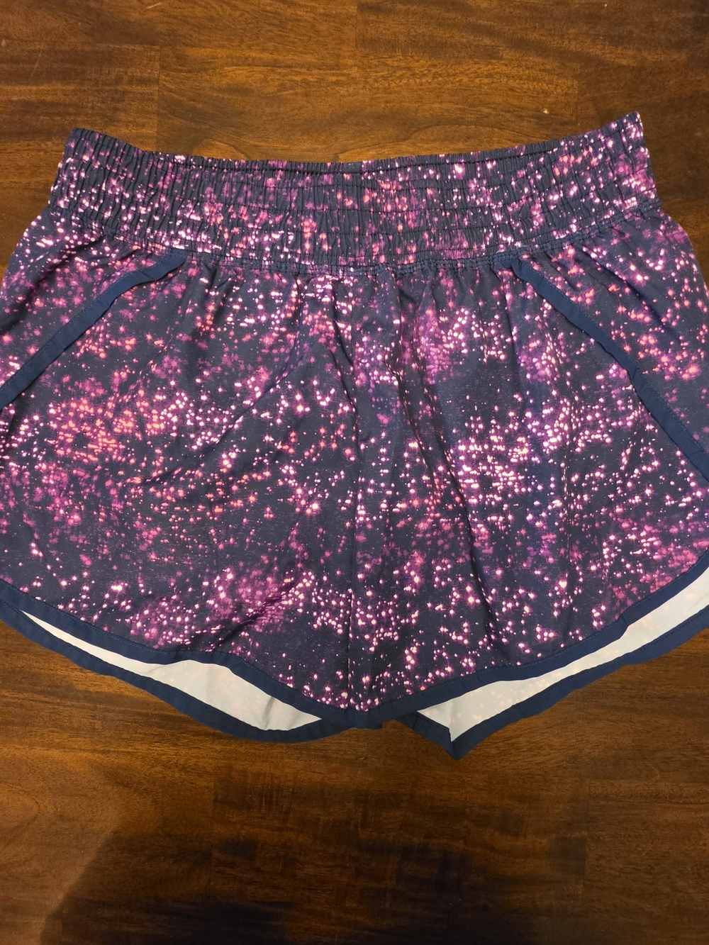 C9 by Champion Purple and Pink Speckled Athletic Shorts